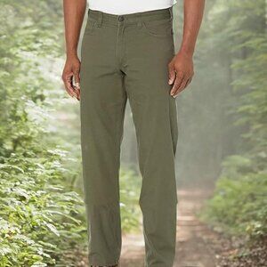 Carhartt Men's Rigby Five Pocket Pant, Moss green, 31W x 30L